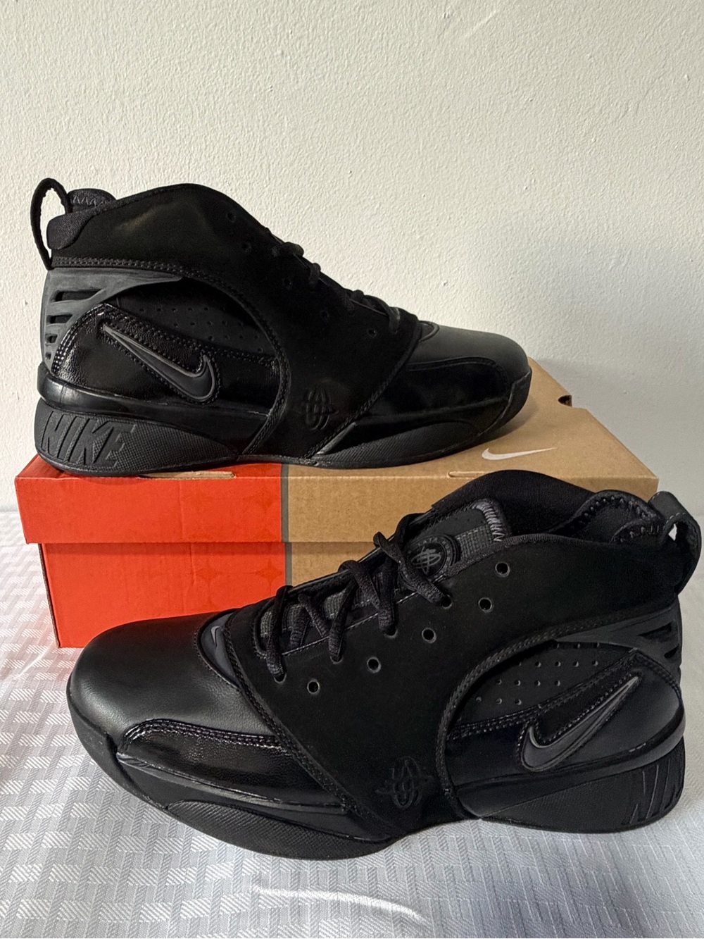 Nike Air Zoom Huarache “64” Black/Anthracite-Black 313386-003 Men Size 9.5